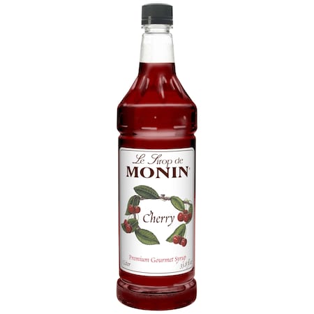 MONIN Monin Cherry Syrup 1 Liter Bottle, PK4 M-FR010F